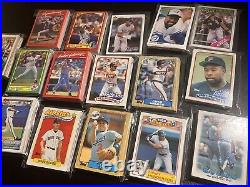 1000 Lot Assorted Baseball Cards, Rookies, Past & Current Stars/Hall of Famers