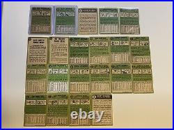 1964-69 Topps BASEBALL CARD VINTAGE LOT OF 108 CARDS + STARS & HOFERS VG-EX AVG