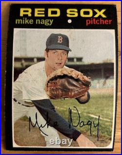 1971 Topps Mike Nagy #363 Red Sox (1969 Sporting News AL Rookie Pitcher of Year)