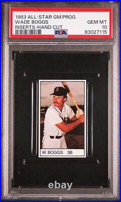 1983 Wade Boggs RC PSA 10 Rare LOW POP All-Star Game Insert Rookie Card GEM MINT