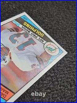 1984 Topps Dan Marino AFC Pro Bowl Rookie Card RC #123 Miami Dolphins Mint
