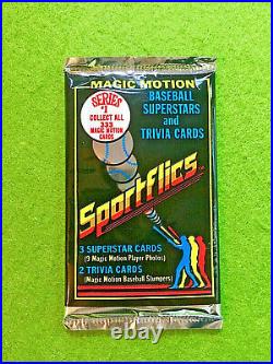 1986 Sportflics Baseball Box 36 New Packs Rookie Card Jose Canseco Rc Nolan Ryan