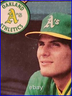 1987 Topps Jose Canseco Oakland Athletics #620 Baseball Card Error (RED LINE)