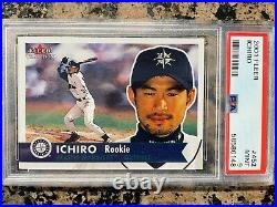 2001 Fleer Ichiro Rookie Card #452 Psa 9 Mint