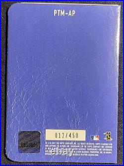 2002 Stadium Club Passport To Majors Relic Albert Pujols/450 Cardinals (RC)