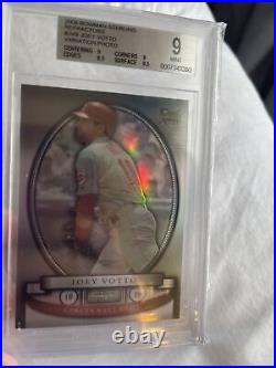 2008 Bowman Sterling Refract. Joey Votto RC PHOTO VARIATION RARE! BGS 9 #148/149