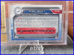 2019 Bowman Draft Chrome 1st Michael Busch Card Autograph Beckett Bgs 9.5/10