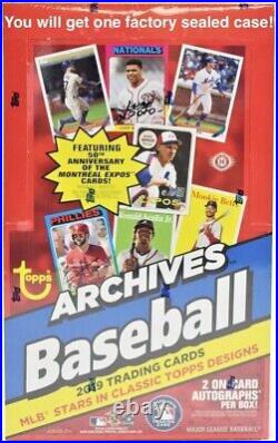 2019 Topps Archives Baseball Factory Sealed Hobby Box 24 Packs