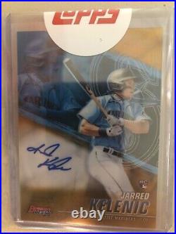 2021 Bowmans Best Mariners Jarred Kelenic RC Auto Gold Refractor /50