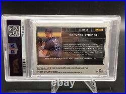 2022 three and two baseball Rookie Jersey Emerald /5 Spencer Strider Psa 9 POP 1