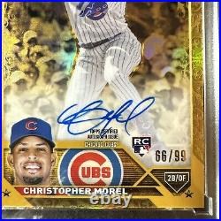 2023 Topps Chrome Gilded Christopher Morel Rookie Auto 66/99