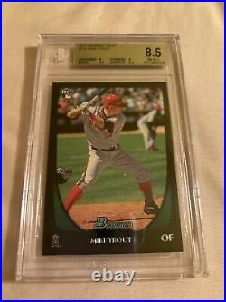 BGS 9 Mike Trout 2011 Bowman Draft #101 RC Rookie Card Angels SP MINT RARE