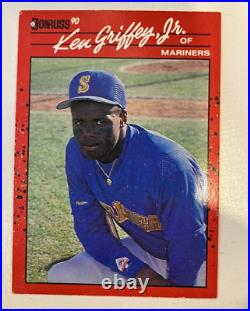 KEN GRIFFEY JR 1990 Donruss Baseball card #365 multiple Error card rare