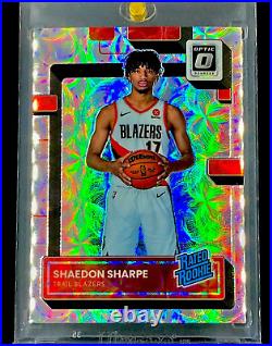SHAEDON SHARPE RARE REFRACTOR /249 SCOPE PRIZM Premium Box Sets ROOKIE BLAZERS