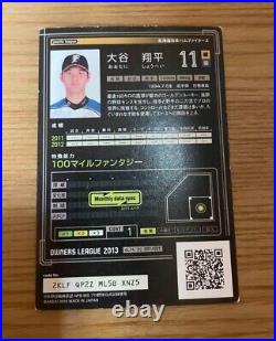 Shohei Ohtani 2013 Owners League Foil Rookie Card Pitching ver. Infinity RC